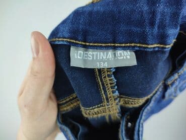 spódniczki brokatowe: Spodnie jeansowe, Destination, 9 lat, 128/134, stan - Idealny — 4