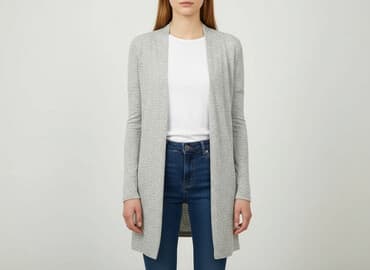 kurtka puchowa damska z kapturem reserved: Kardigan damski, rozmiar S — 9