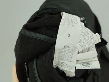 czarne satynowe spodnie zara: Spodnie materiałowe damskie, rozmiar S — 6