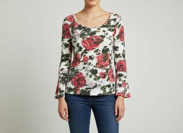 bluzki jeansowe: Denim Co, Bluzka damska, rozmiar L — 7