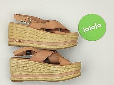 biale klapki sinsay: Tommy Hilfiger, Sandały damskie, rozmiar 41 — 4