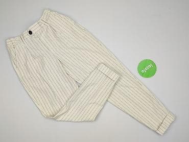 s stradivarius: Bershka, Material trousers for women, size S — 2