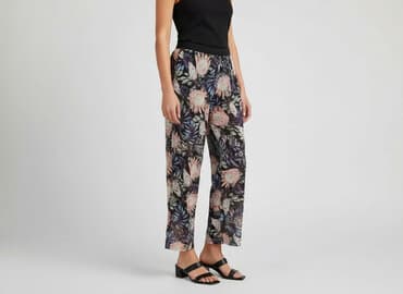spodnie z szerokimi nogawkami h m: H&M, Women`s trousers, size S — 1