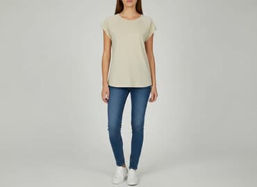 t shirty z rękawem do łokcia: T-shirt damski, rozmiar S — 1