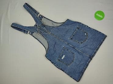 teksasy spodnie: Ogrodniczki damskie, rozmiar L — 3