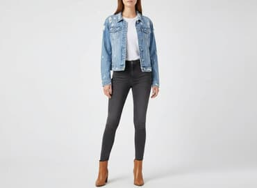 kurtka monnari wyprzedaż: Kurtka jeansowa damska, rozmiar M — 8