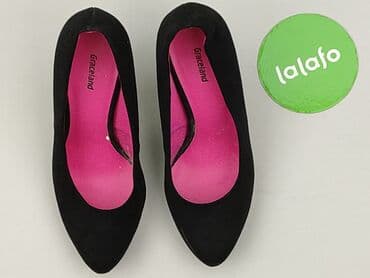 czerwone sandały na słupku ccc: Półbuty damskie, rozmiar 41 — 2