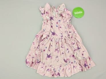 sukienka w geometryczne wzory: Dress, Little kids, 8 years, 122-128 cm, condition - Very good — 2