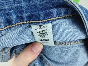 dżinsy girlfriend hm: H&M, Jeansy damskie, rozmiar M — 4