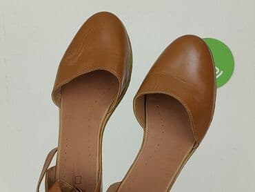 espadryle na koturnie klapki: Sandały damskie, 40 — 6