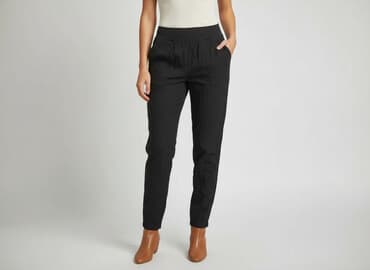 piżamy damskie allegro: Spodnie materiałowe damskie, rozmiar M — 7