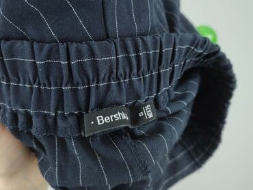 koszulka w niebieskie paski: Bershka, Spodnie materiałowe damskie, S — 5