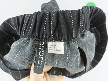 hm spodnie w paski: H&M, Spodnie materiałowe damskie, rozmiar XS — 4