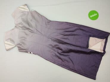 liliowa sukienka plus size: Sukienka damska, rozmiar M — 3