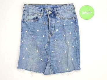 podarte jeansy: H&M, Women`s skirt, size 2XS (EU 32) — 3