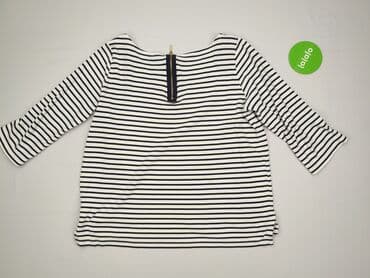 bluzka z kwiatem 3d h: H&M, Bluzka damska, rozmiar L — 3