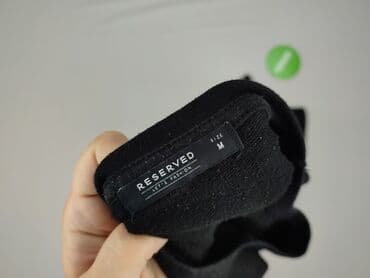 reserved czarna sukienka z bufiastymi rękawami: Reserved, Сукня жіноча, розмір M — 4