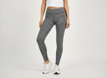 grafitowe legginsy damskie: Legginsy Sportowe damskie, rozmiar S — 5