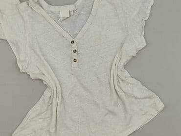 t shirty lniany: H&M, Women`s T-shirt, size S — 2