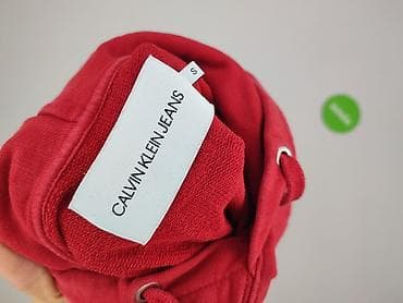 buty converse czerwone: Calvin Klein Jeans, Bluza z kapturem damska, rozmiar S — 4