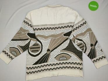 sweter na guziki: Kardigan damski, rozmiar 6XL — 3
