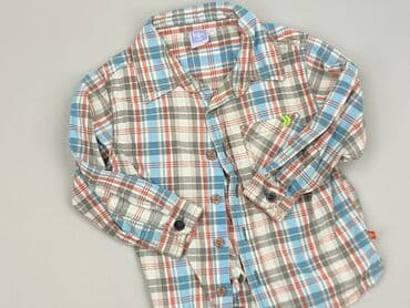podkoszulek pod koszulę: Shirt 1.5-2 years, condition - Very good, pattern - Cell, color - Multicolored — 1