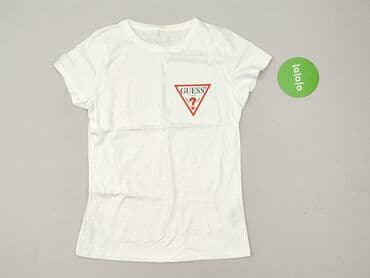białe t shirty guess: T-shirt damski, rozmiar XL — 3