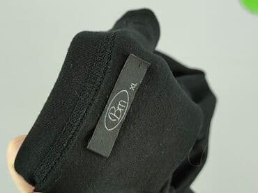 czarne bluzki wiązane pod szyją: Top damski, rozmiar XL — 4