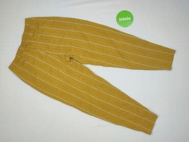 spodnie w paski pull and bear: PULL&BEAR, Material trousers for women, size S — 3