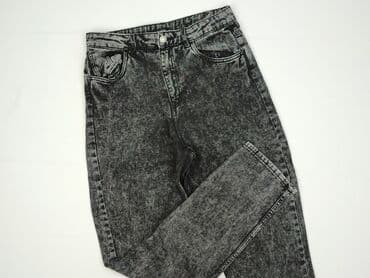 sukienki boho allegro: Spodnie jeansowe, H&M, 14 lat, 164, stan - Bardzo dobry — 1