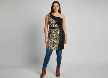 sukienka w panterkę, mohito: Sukienka damska, rozmiar XL — 6