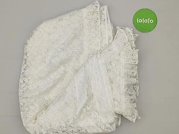 motyl: Biała koronkowa firana/zasłona – delikatna, ażurowa tkanina z — 3