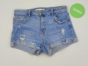 distressed jeans: Zara, Szorty damskie, rozmiar S — 4