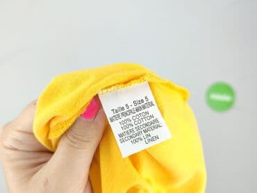 żółte bluzki z krótkim rękawem: Burton, Bluzka damska, rozmiar L — 5