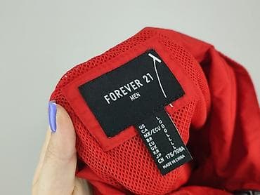 only blue behaviour jacket: Forever 21, Męska wiatrówka, rozmiar L — 4