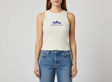 koszulka z żabą cropp: Cropp, Top damski, rozmiar M — 6