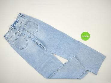 wysoki stan: Denim, Jeansy damskie, rozmiar M — 3
