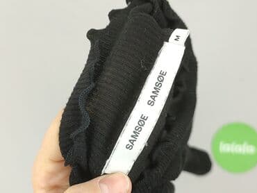 prążkowane bluzki z krótkim rękawem: Samsøe Samsøe, Bluzka damska, M — 4