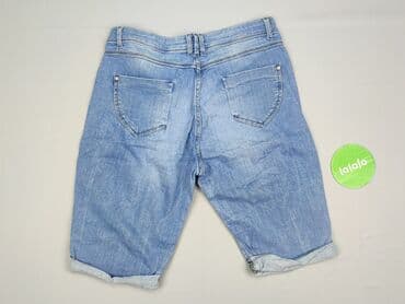 spodenki jeansowe z wysokim stanem pull and bear: Szorty damskie, rozmiar XL — 3