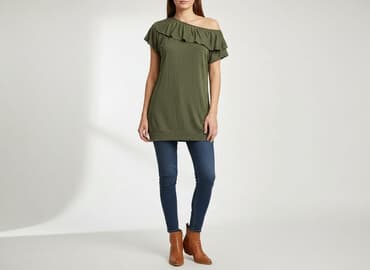 sandalki czarne ccc: Clockhouse, Tunika damska, rozmiar S — 7