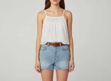 stradivarius top koronkowy: House, Top damski, rozmiar S — 1