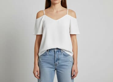 bluzka z odkrytym ramieniem allegro: Boohoo, Bluzka damska, rozmiar XS — 6