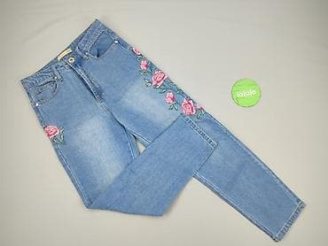 klapki yeez: Jeansy damskie, rozmiar S — 2