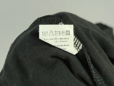 czarne obcisła bluzki: T-shirt damski, rozmiar XL — 5