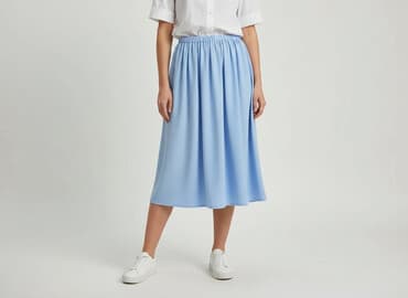 spódnice niebieska rozkloszowane: Spódnica damska, rozmiar One size — 1