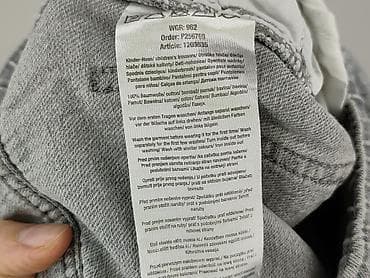 dresy z majtkami: Spodnie jeansowe, KIK, 10 lat, 140, stan - Idealny — 5