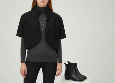 krótkie żakiety do sukienki: Narzutka damska, rozmiar M — 1