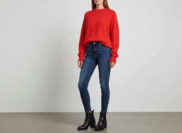 pull and bear kurtki zimowe: PULL&BEAR, Sweter damski, rozmiar L — 6
