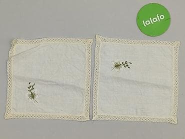 Dekoracje do domu: Serwetka 25 x 25, kolor - Beżowy, stan - Bardzo dobry — 2