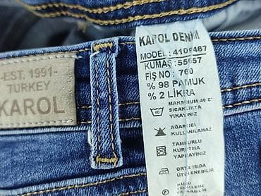 mom slim jeans: Jeansy damskie, rozmiar S — 5